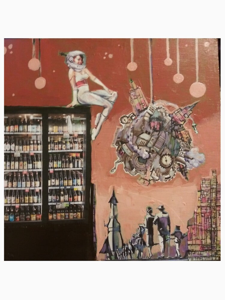 Retro Futurism collage by Kristin Gregg