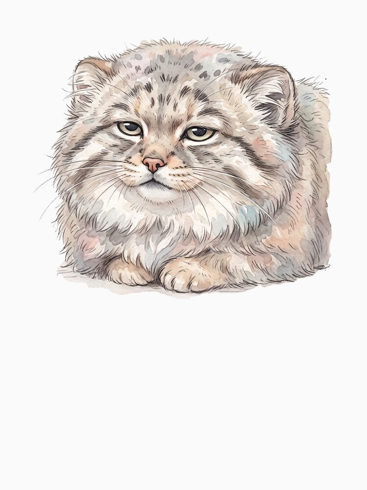 Mentally Buffering Manul | Funny Pallas Cat (Manul) Loaf Design by HelgaCraftery