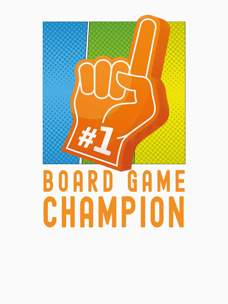 Board Game Player Champion Foam Finger by Betsytiptoe