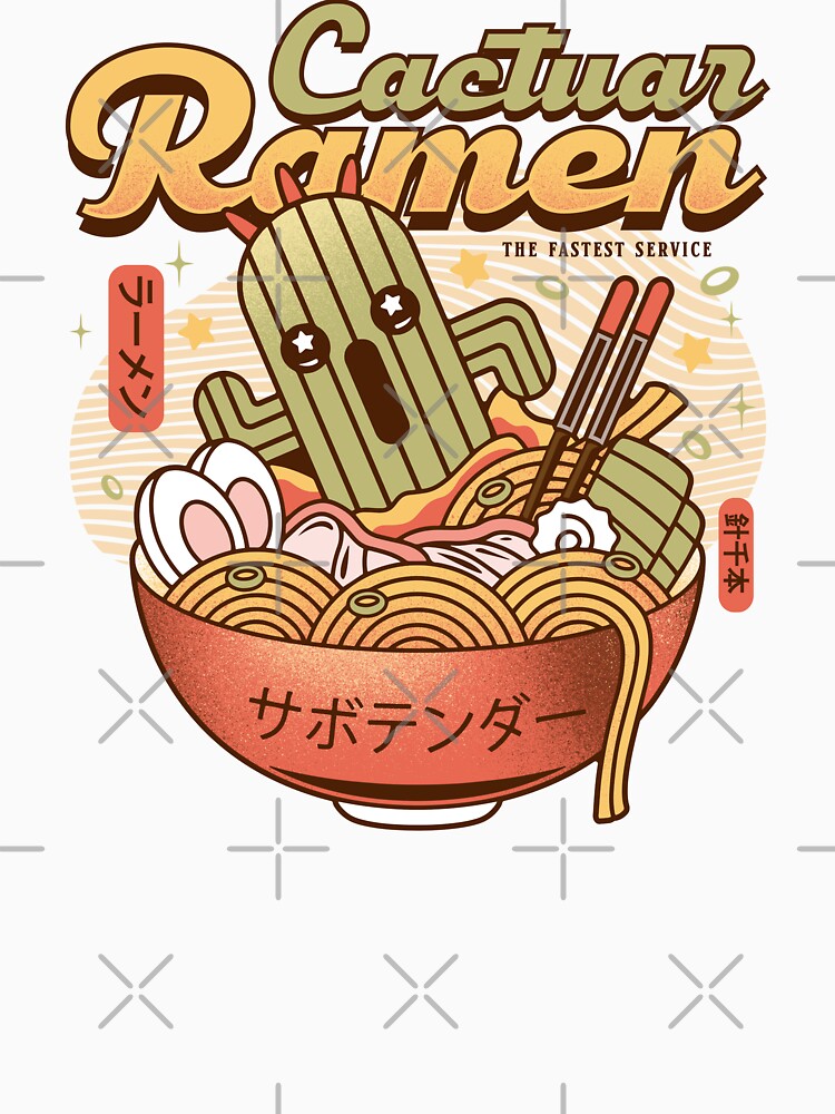 Cactuar Ramen Vintage by Lagelantee