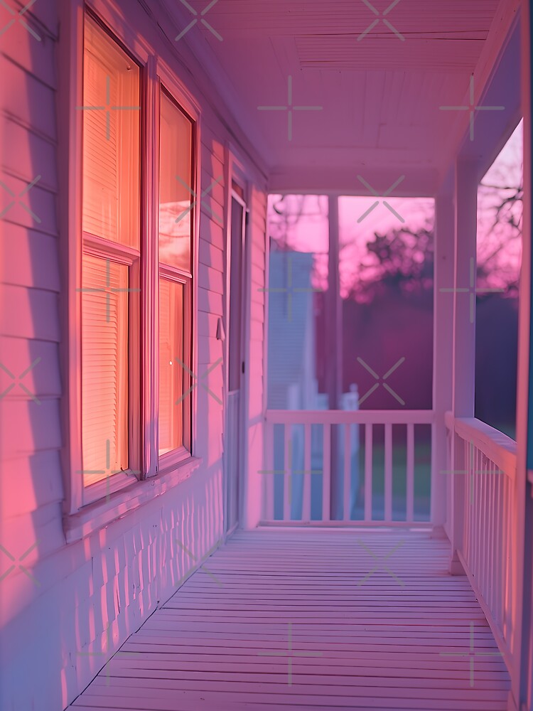 Sunset Porch Serenity by Viktor Surzhko