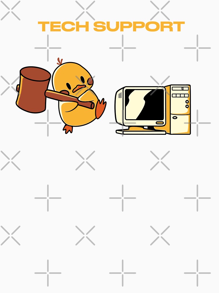 Tech Support Funny Duck by Tobe Fonseca by Tobe Fonseca®