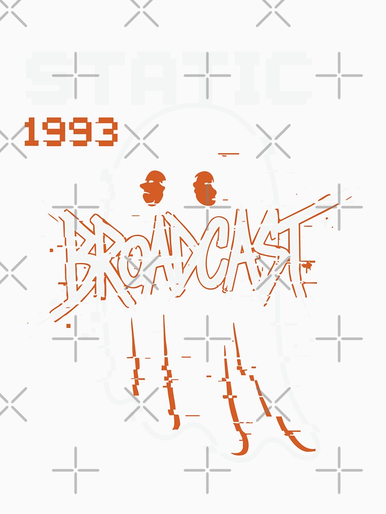 STATIC 1993 Glitch Ghost T-Shirt – Retro Horror Broadcast Y2K Aesthetic Tee by Hostar2024