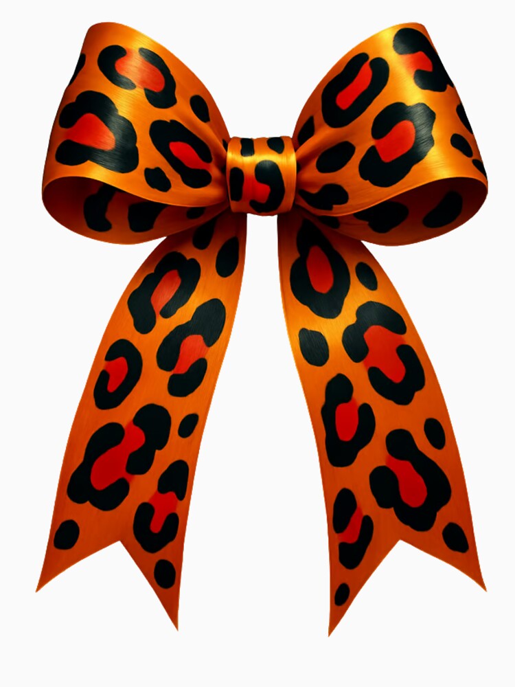 Leopard Satin Bow by TheCatmeow2000