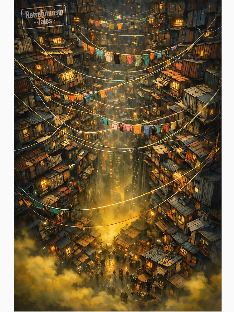 The Circuit-Board Slums - Cyber-Dystopian by bapupa
