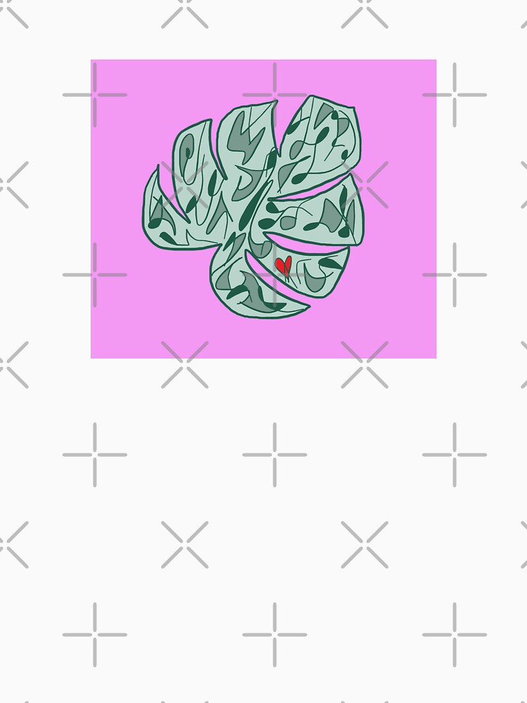 Monstera Pink by MyArtMind