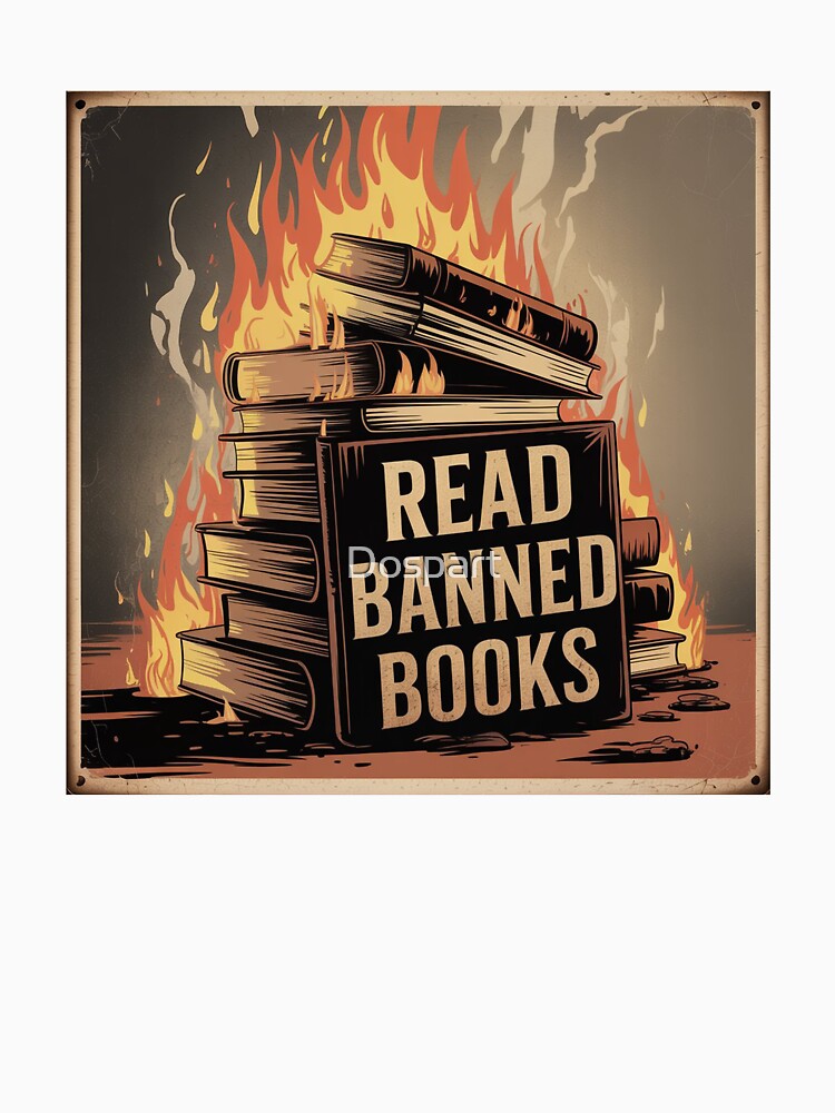 I Read Banned Books Book Lover by Dospart