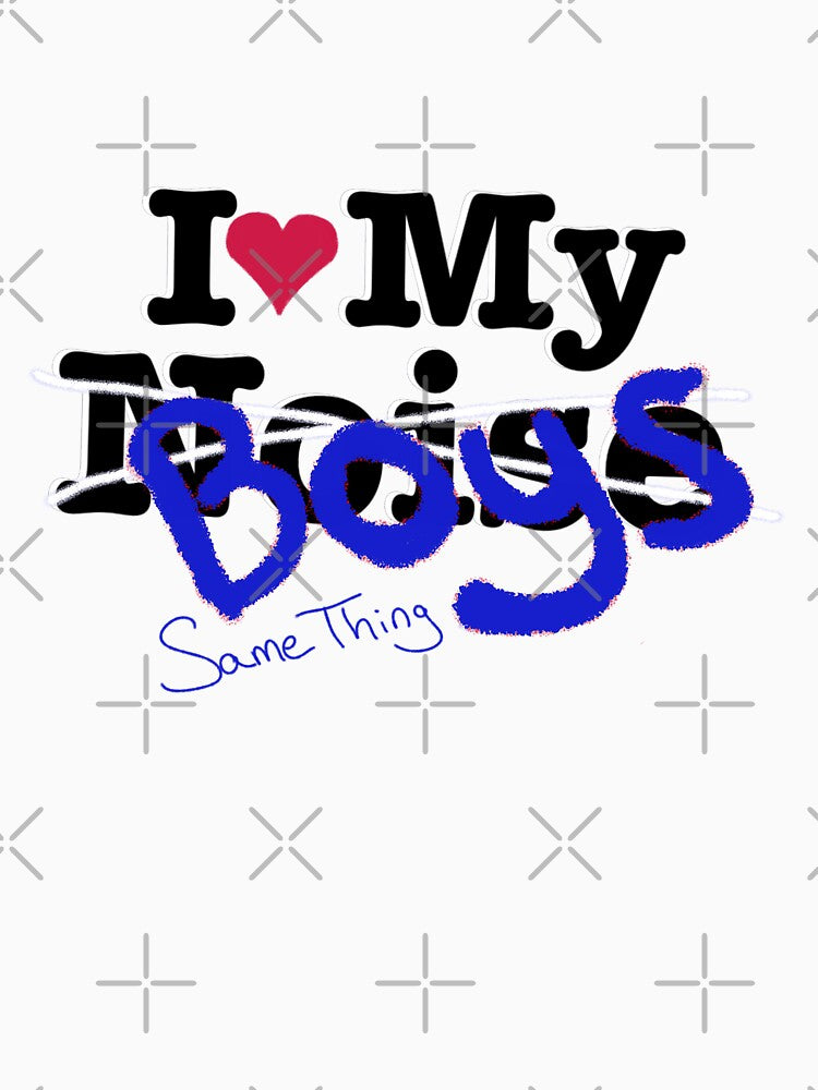 Love my boys II by Doodles by Kiki