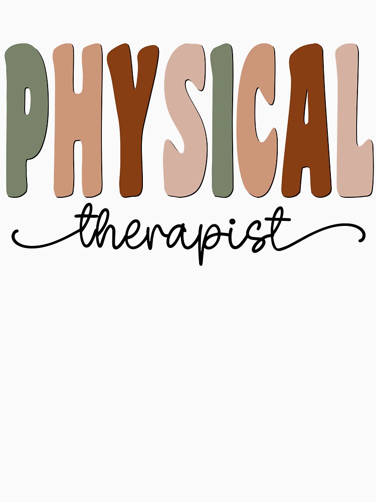 Physical Therapist Boho Retro Script Design by mysticblvd