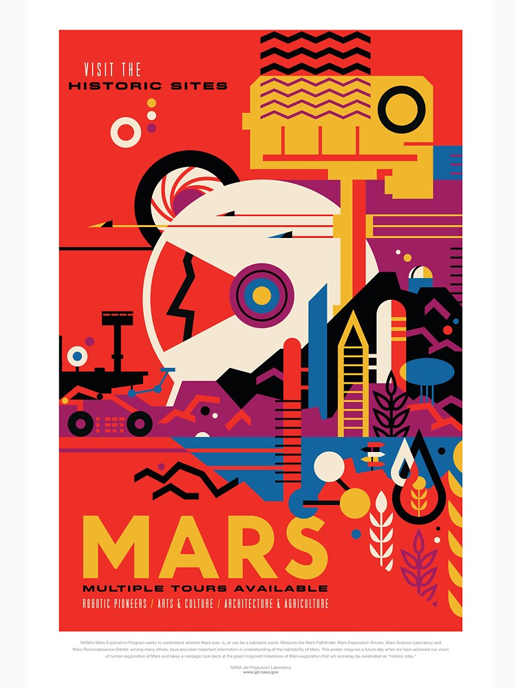 Mars. Retro Futurism by gtcdesign