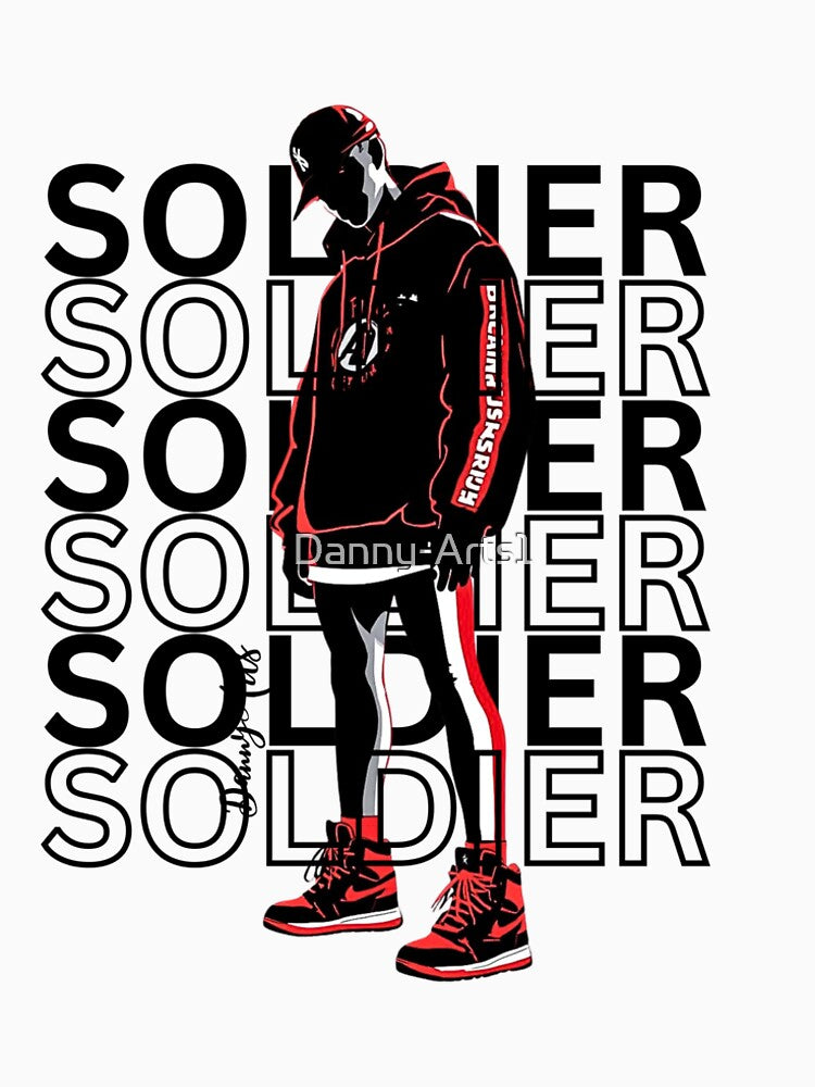 Urban Streetwear Silhouette – Modern Hip Hop Fashion Aesthetic by Danny-Arts1