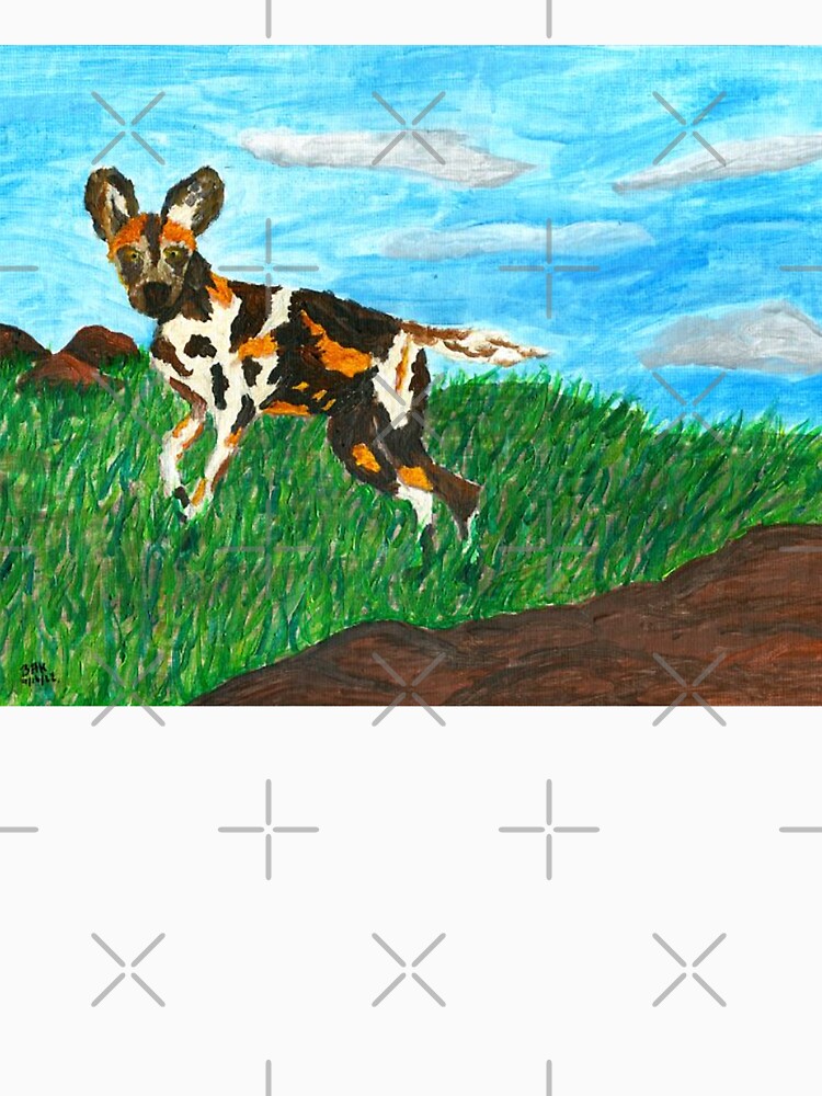 African Wild Dog (Critically Endangered) by ArtbyBrittney