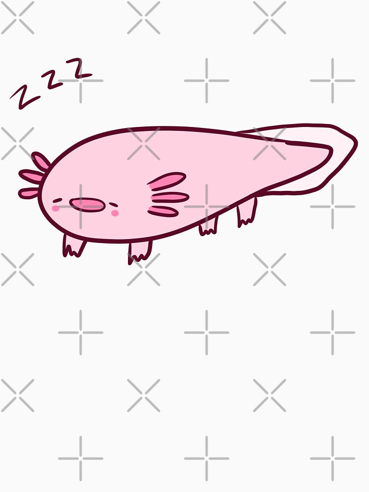 Sleepy axolotl by Mayarart