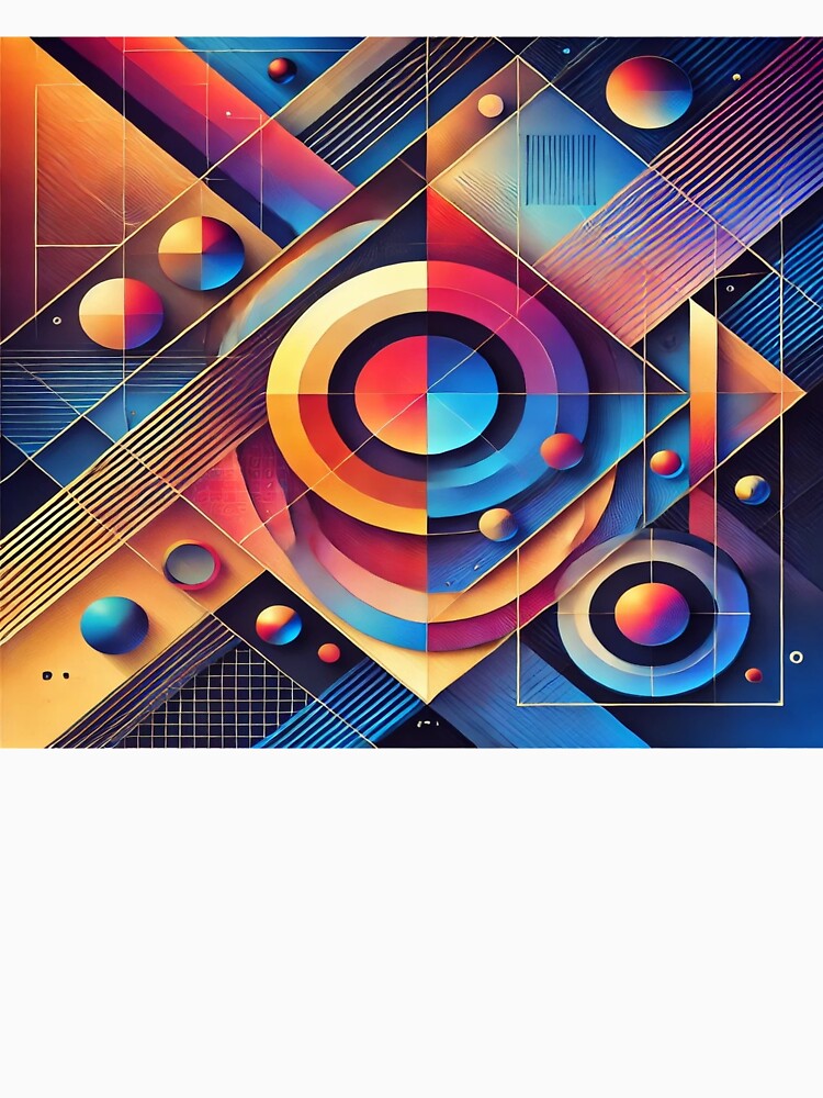 Geometric Abstract Vibrance by ArtsyEcho