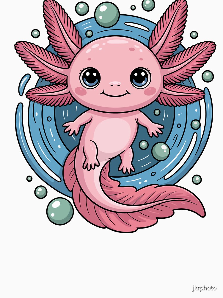 Pink Axolotl by jkrphoto