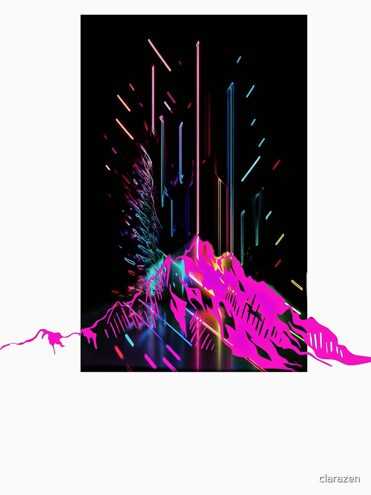 Neon mountains by clarazen
