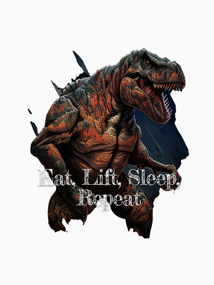 Eat, Lift, Sleep, RepeatDesignBodybuilding Fitness Gym Workout Exercise Merch Print Design by tengamerx