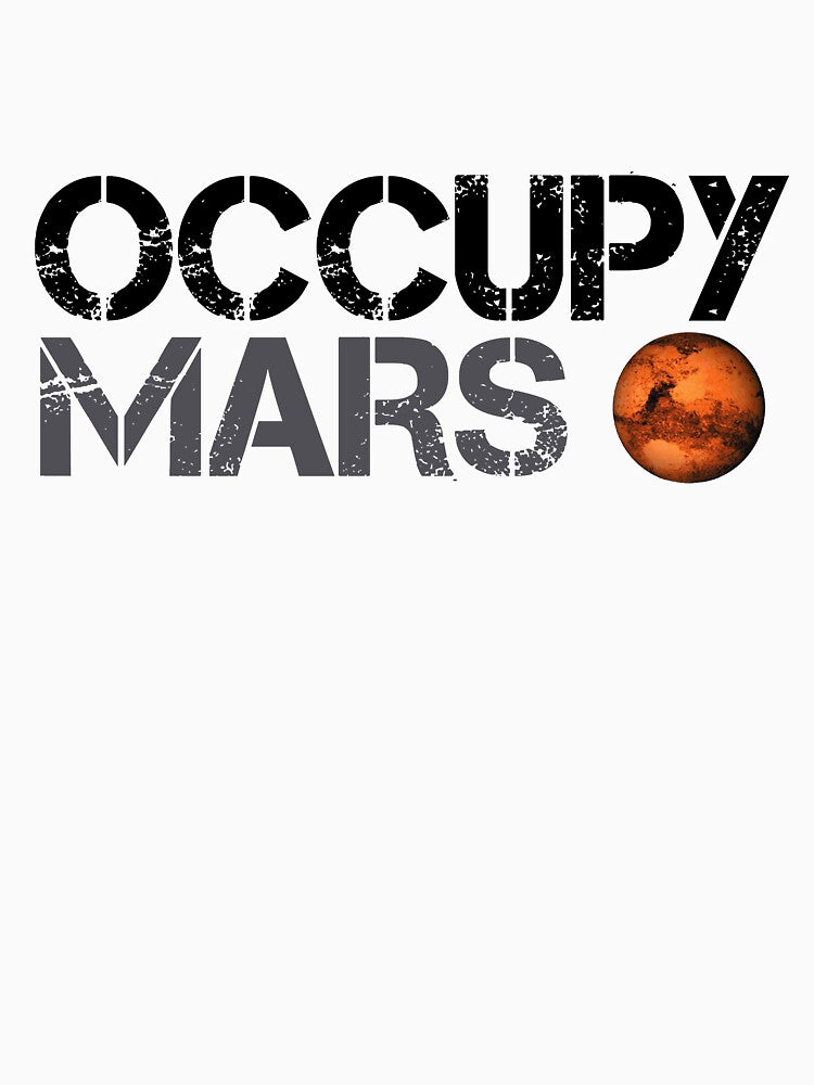 Occupy Mars - Space Planet - SpaceX by Peter Vance