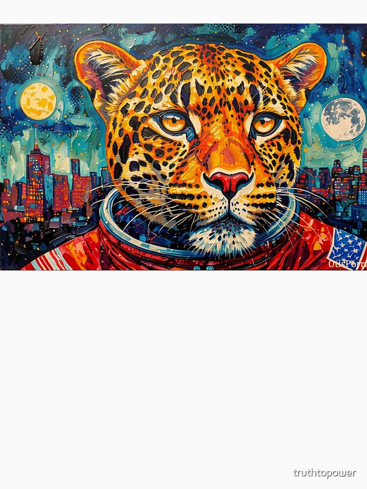 LEOPARD ASTRONAUT-COMING HOME by truthtopower