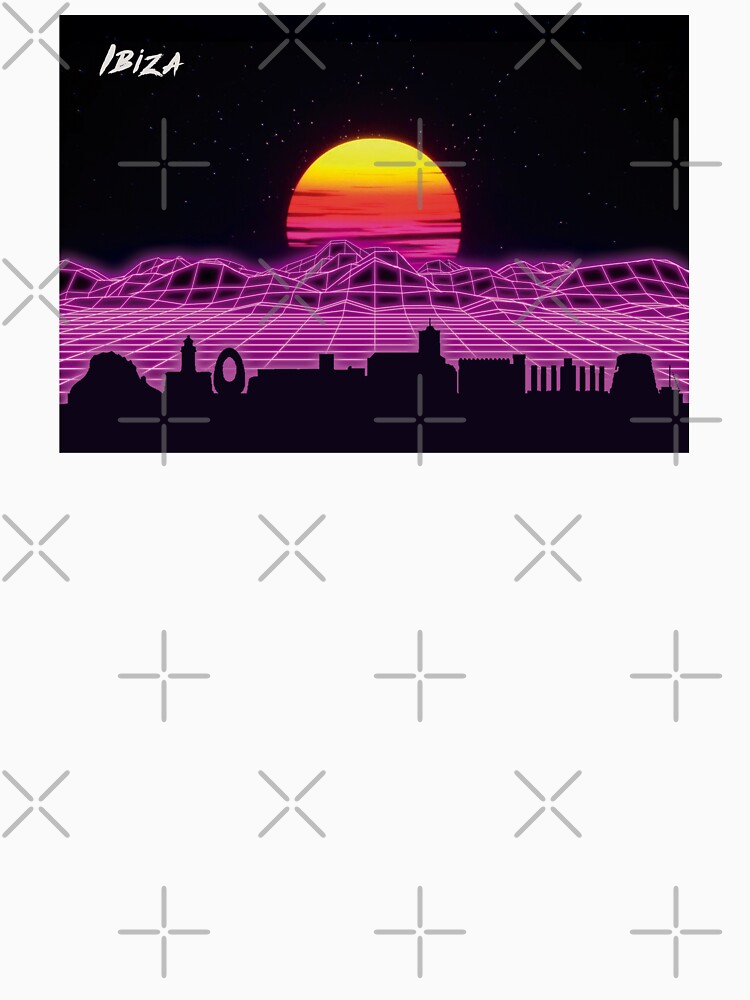 Ibiza Skyline Neon Nights by DFerraz