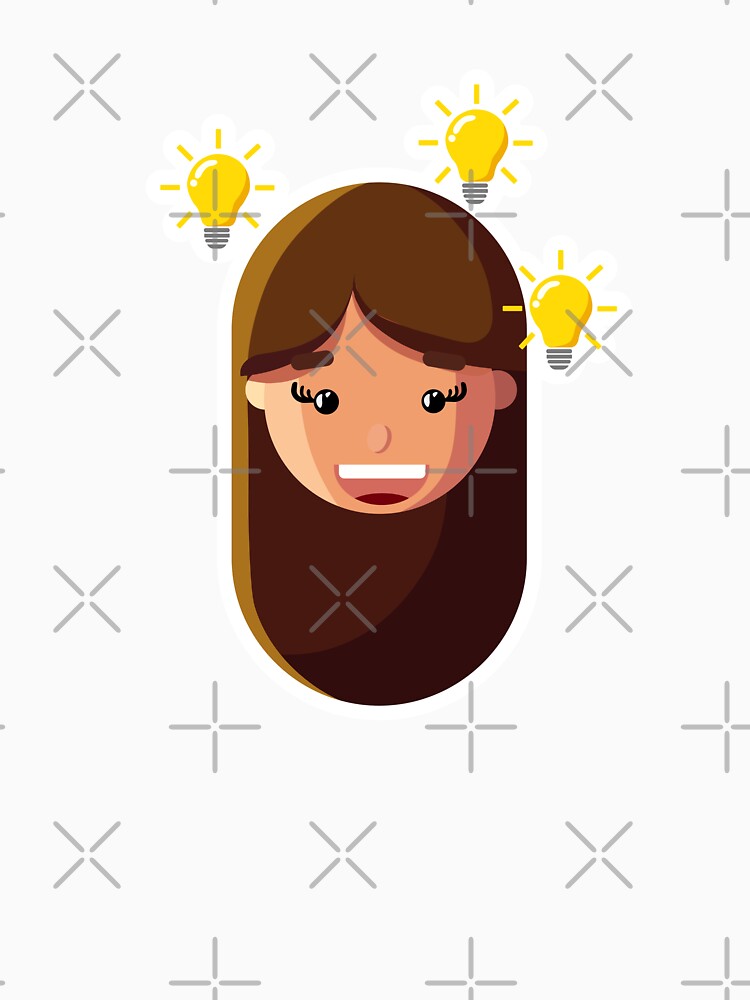 Idea Generator | Funny Creative Girl Sticker by Creatory.studio