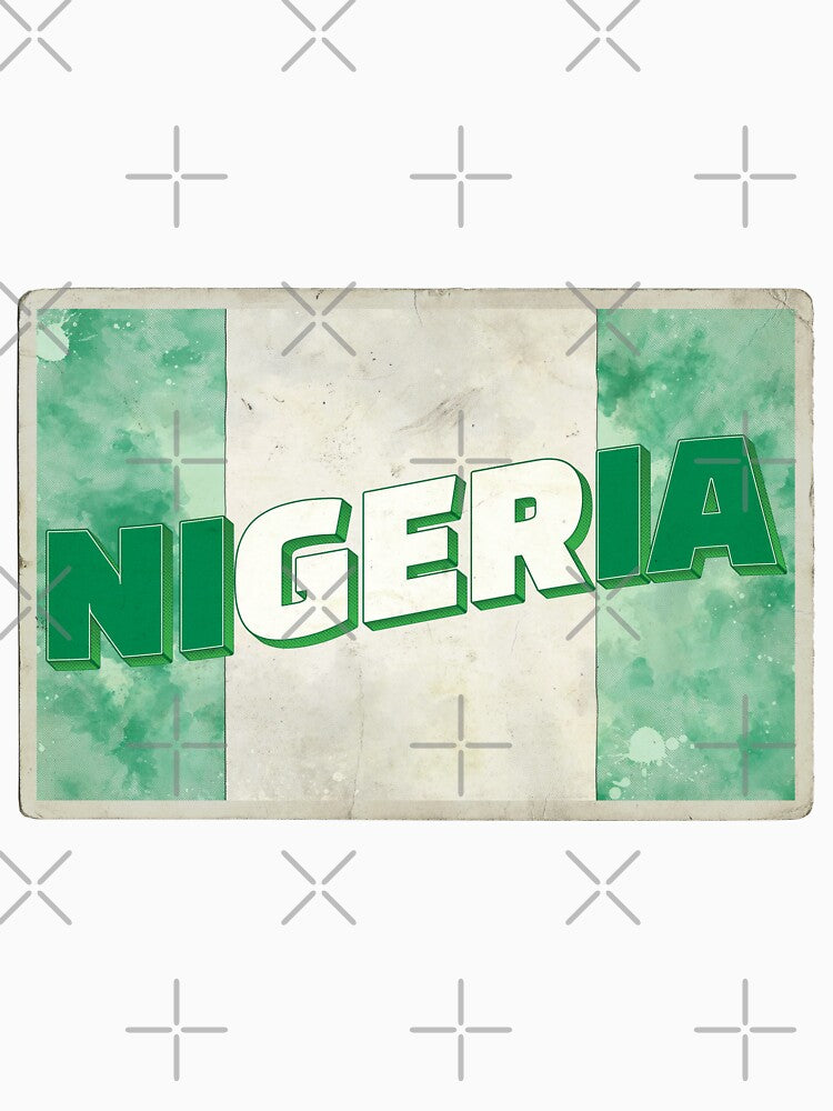 Nigeria Vintage style retro souvenir by DeveloperProp0