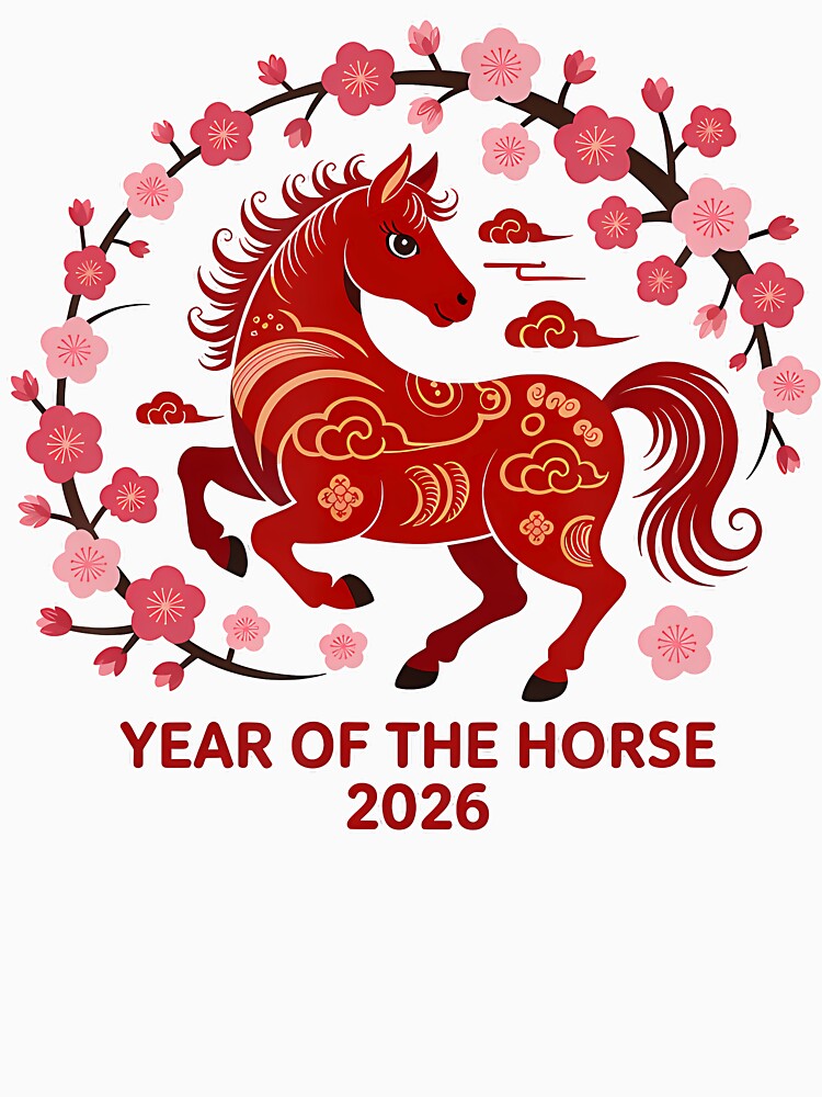 Chinese New Year Of The Horse 2026 Vietnamese Lunar by DanielleTonia