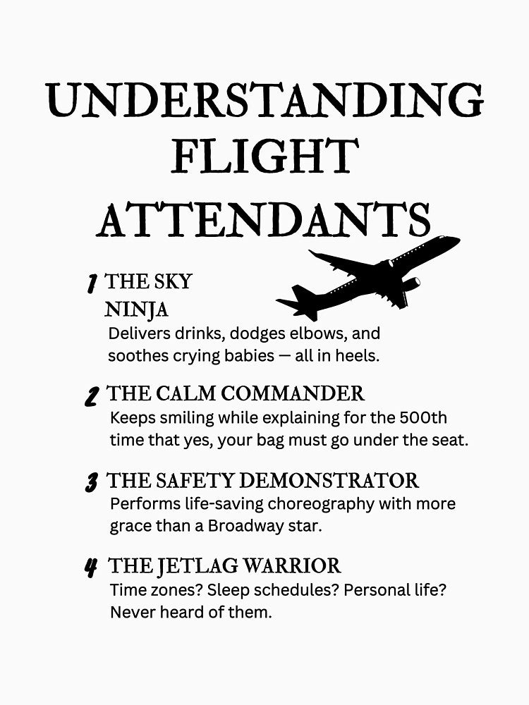 Understanding Flight Attendants – Funny Cabin Crew Humor by PsyFlow35