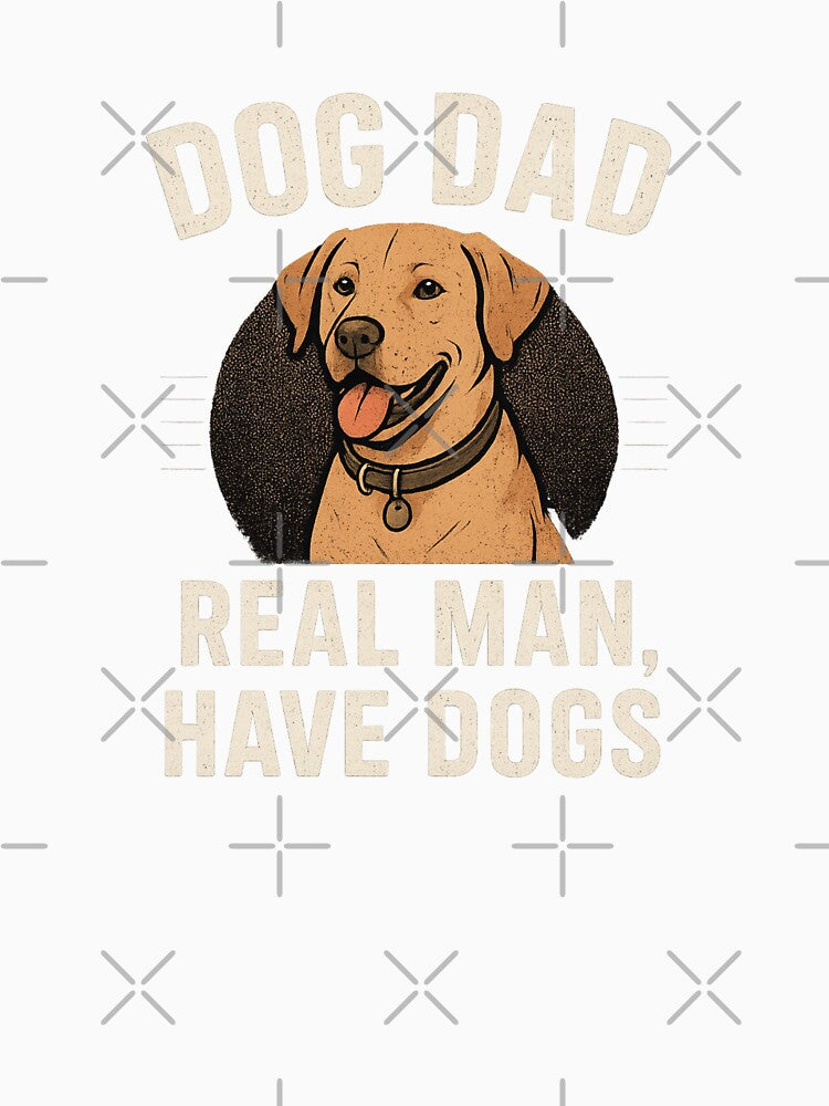 Real Dog Dad by Red White & WG
