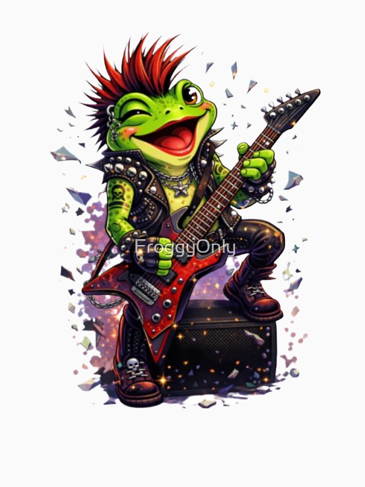 Punk frog on stage by FroggyOnly