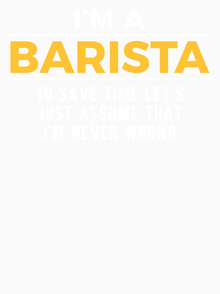 Coffee Artist Barista Witty by NestaReign