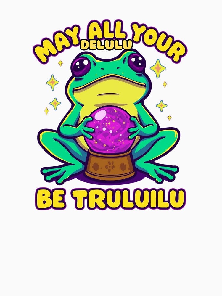 Copy of Delulu  meme stickers| Delulu Is The Solulu Sticker | Funny Meme Aesthetic | In My Delulu Era 2026 | Kpop Delusiona Frog Vibes v5 by CosmicNook1