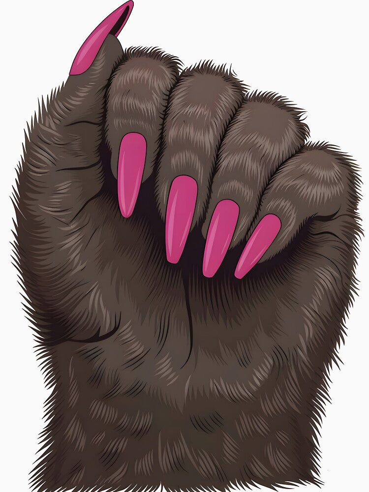 Nail stylist funny paw by NextDoorShoop