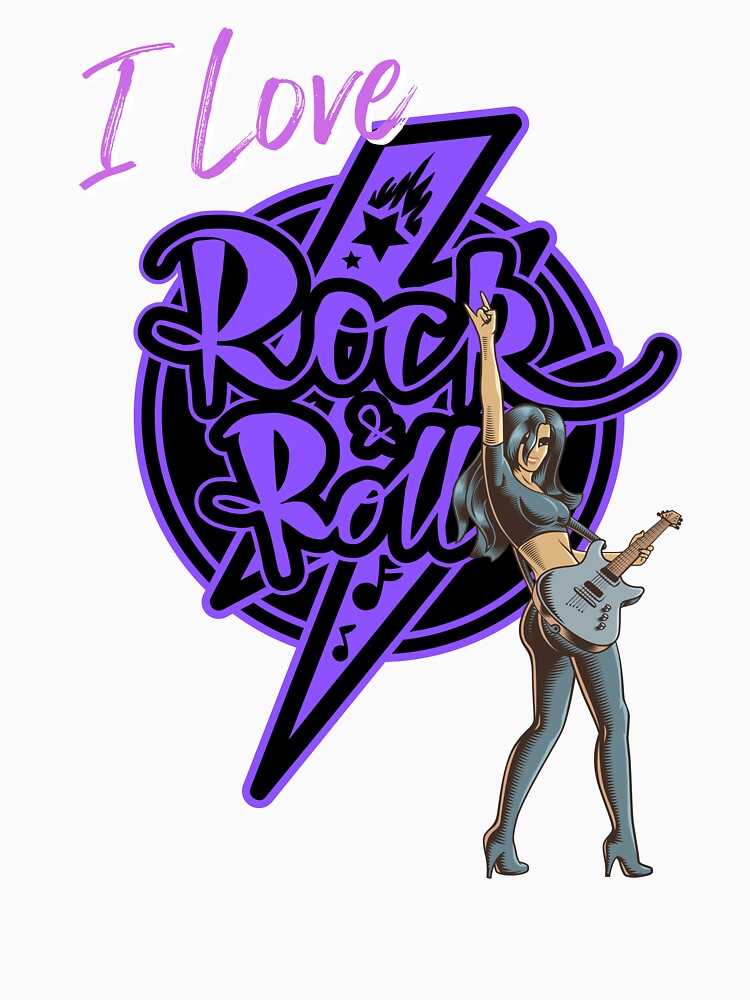 I Love Rock & Roll - Purple, Dark by Mean-Musician