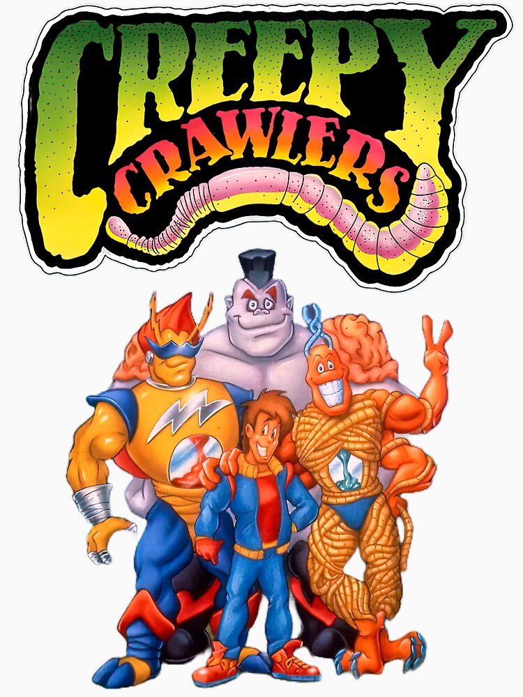 Creepy Crawlers Cartoon by Retr0Tshirts