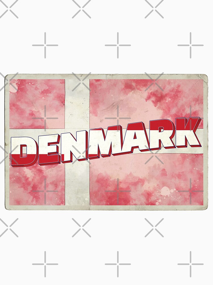 Denmark Vintage style retro souvenir by DeveloperProp0