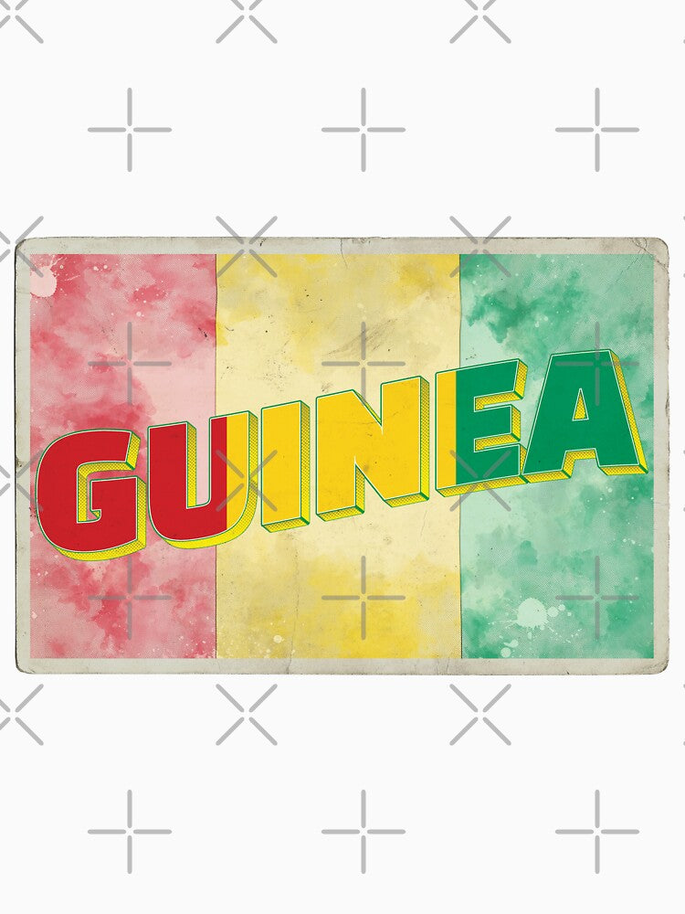 Guinea Vintage style retro souvenir by DeveloperProp0