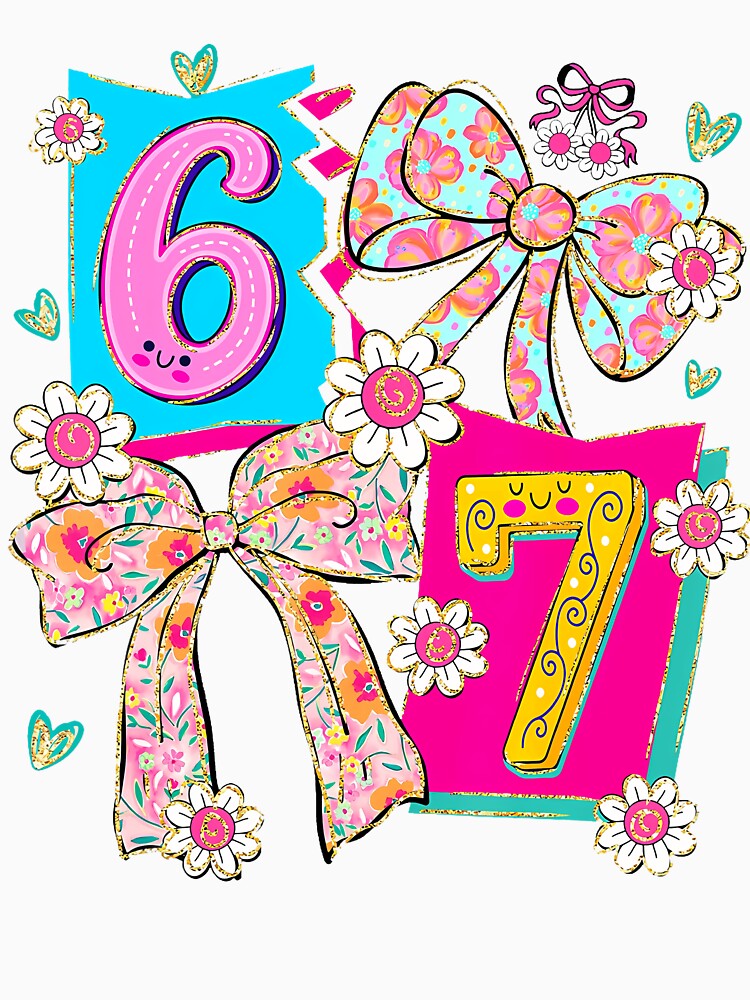 Funny 67 Coquette Bow For Girly Aesthetic Lovers by JenniferJanice