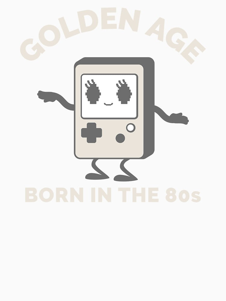 Golden Age Born in the 80s Nostalgia Birthday by WPahat