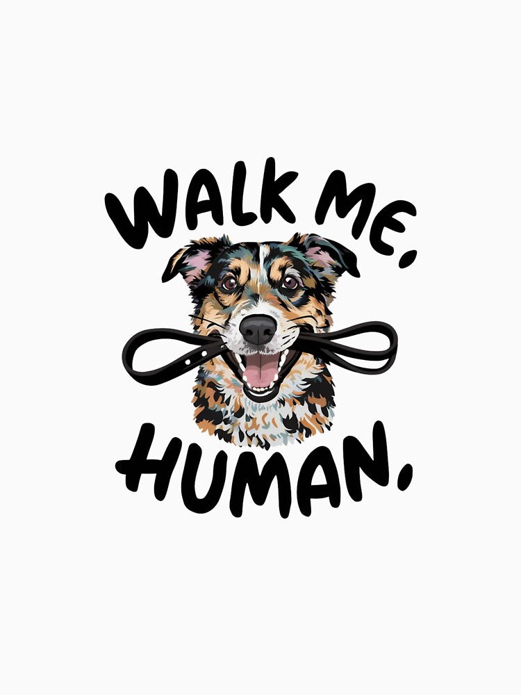 Walk Me Human Dog Lover by ArtByYunus
