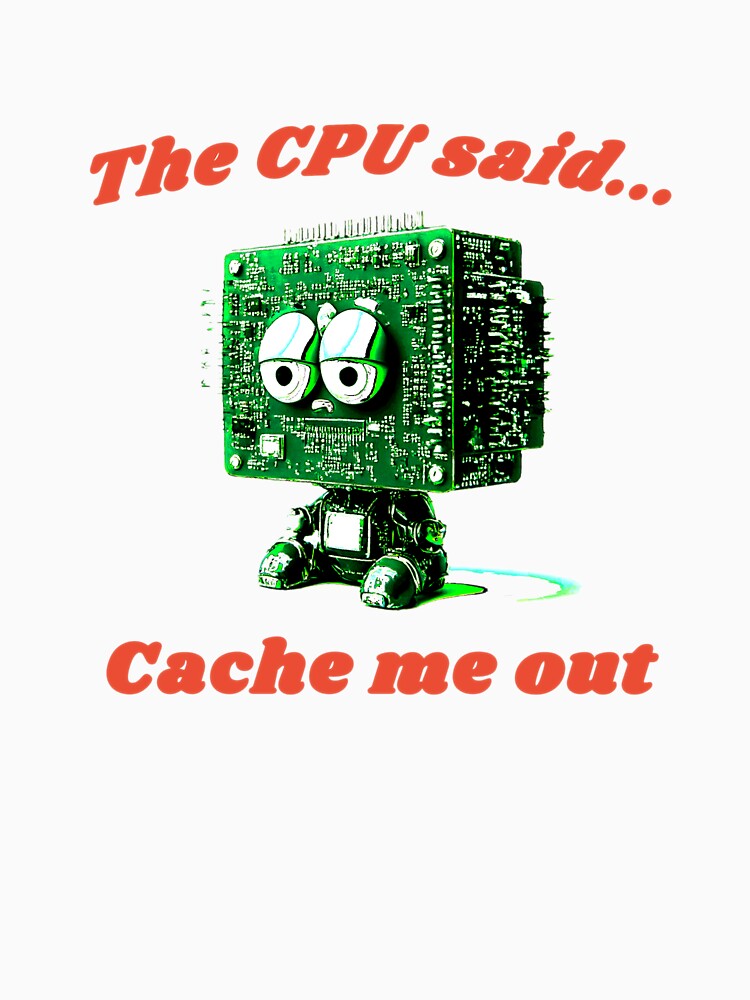 CPU, a funny computer gift, for the geek and the computer lover by PiperParrot
