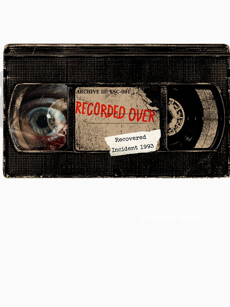 Lost Signal Club File 004 Recorded Over VHS Horror Tape by Pavelus