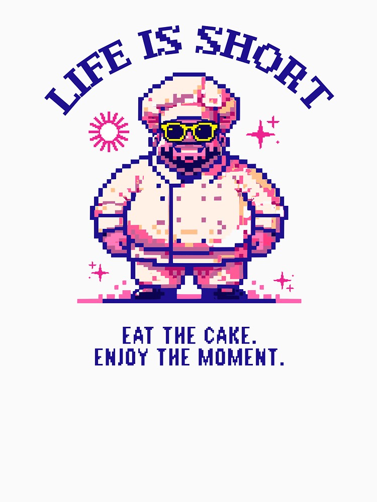 Enjoy The Life - Pixel Pop Art by Twosided