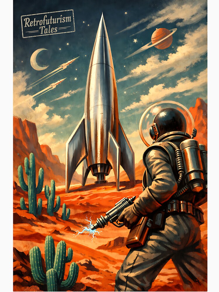 Raygun Gothic Horizon - 50s Retrofuturism by bapupa