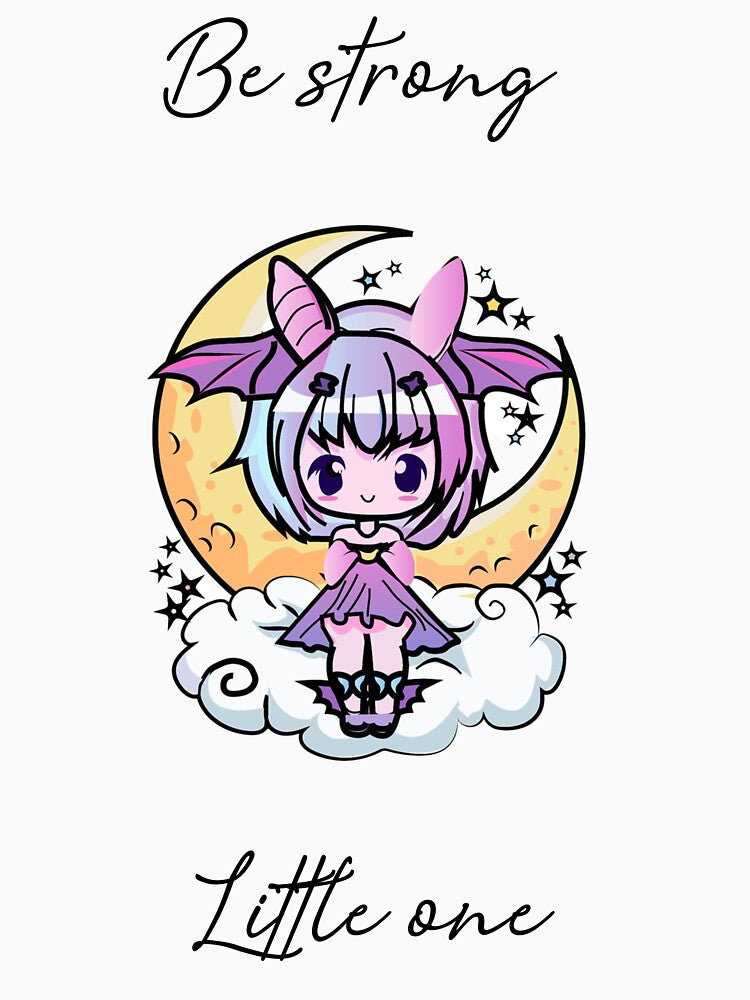 creepy kawaii sticker with a quote by Zakaria-4