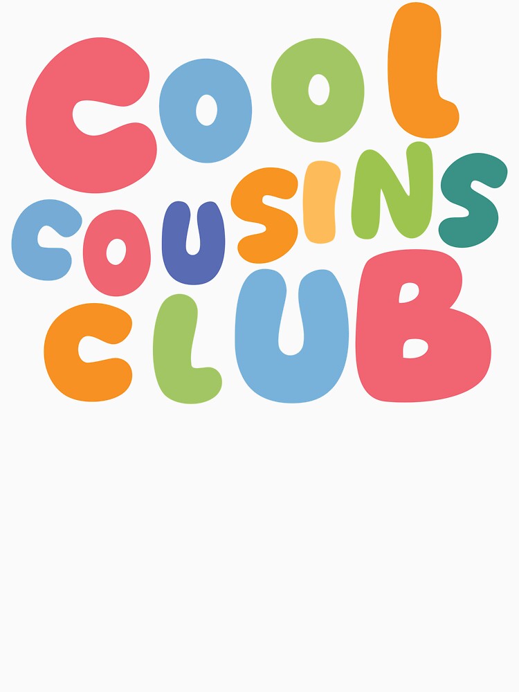 Cool Cousins Club Typography Shirt – Matching Cousins Family Tee by PixelWaveBD