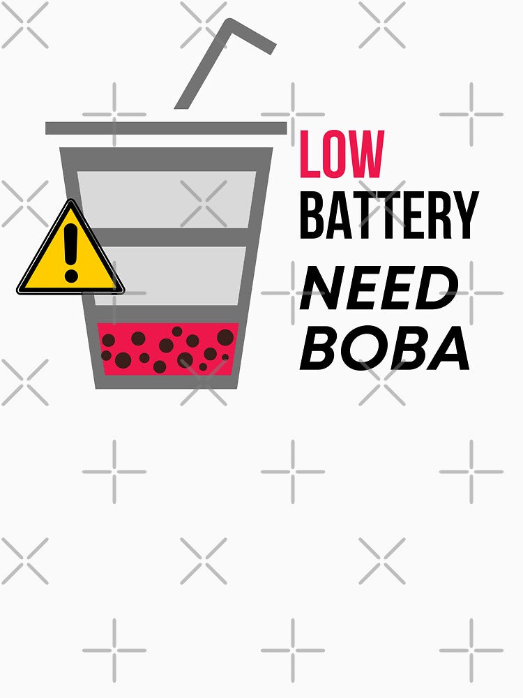 Low Battery Need Boba by ThoughtJumble