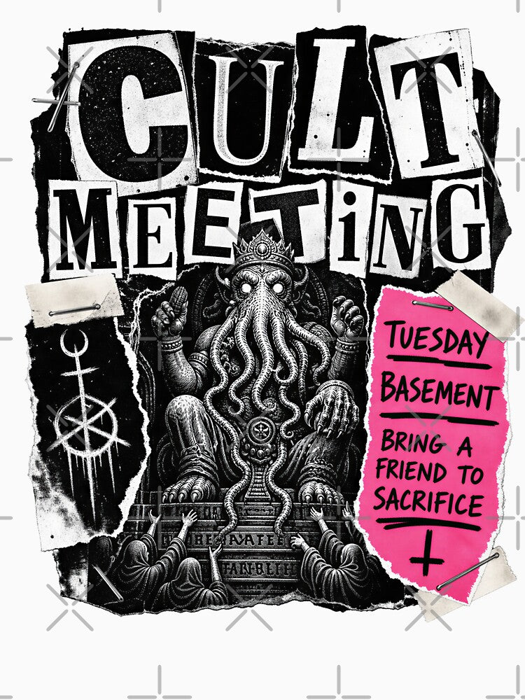 Cult Meeting Tuesday: Bring a Friend to Sacrifice by Fenay Designs