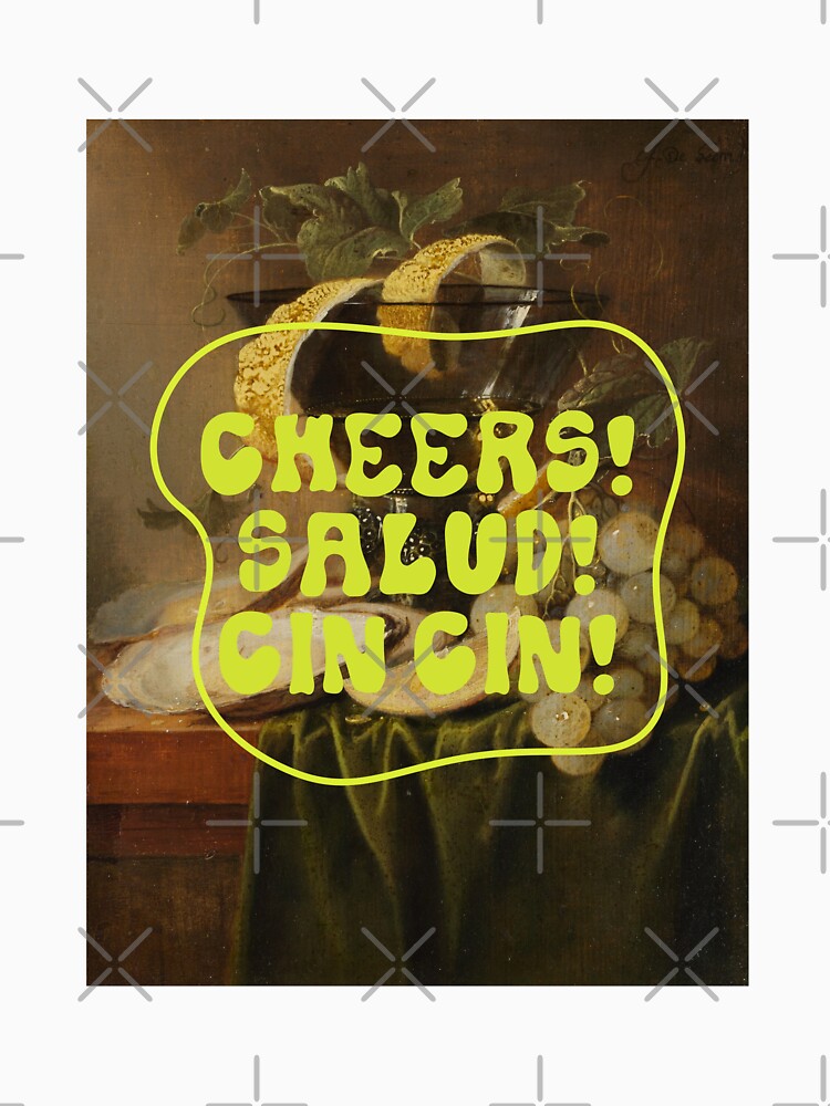 Cheers Salud Cin Cin Renaissance Painting by SaratoninPrints