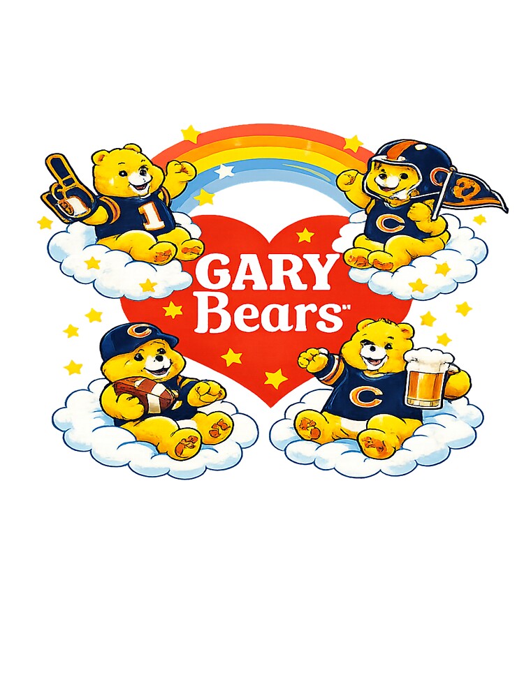 Gary Bears Retro 80s Cartoon by Lake Effect Fashion
